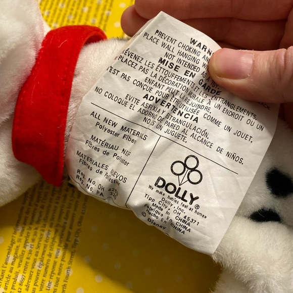 RARE vintage 101 Dalmatians hanging plush dog - Picture 5 of 5